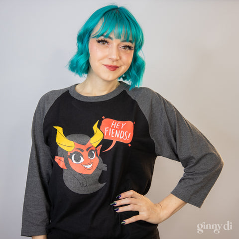 Hey Fiends Baseball Tee