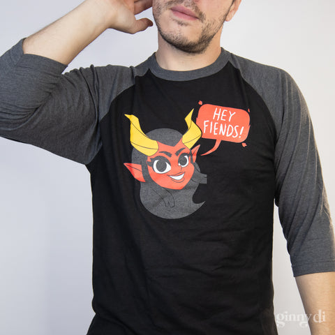 Hey Fiends Baseball Tee