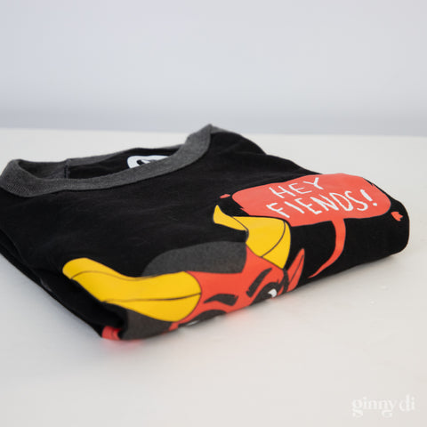 Hey Fiends Baseball Tee