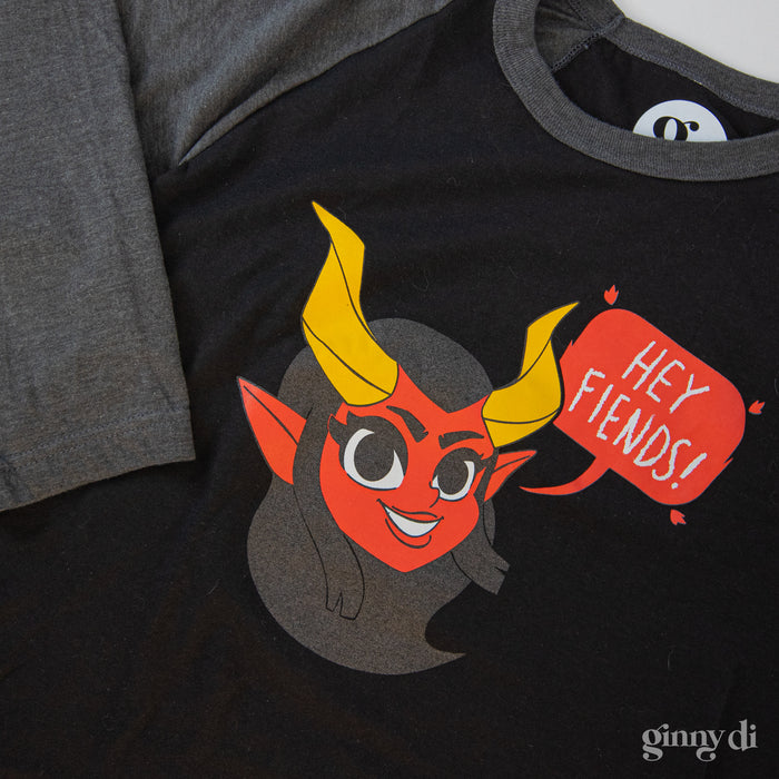Hey Fiends Baseball Tee