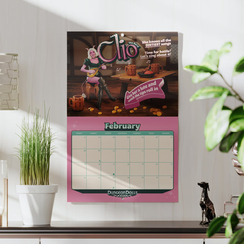Dungeon Dolls 2026 Calendar