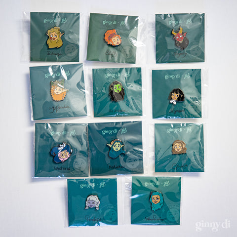 Mystery Enamel Pin Trio