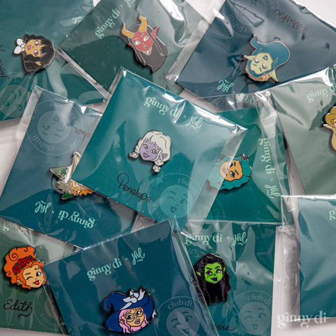 Mystery Enamel Pin Trio